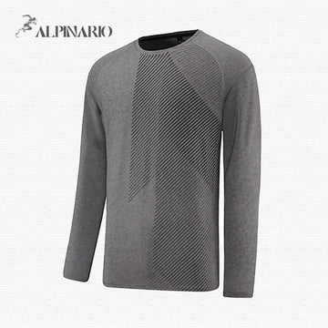 Long-Sleeved Quick-Drying Fashion Printed Sports Shirt