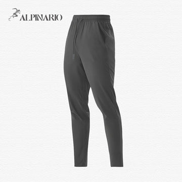 Summer Ice Silk Slim-fit Tapered Long Pants