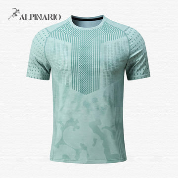 Stylish Ice-Silk Round Neck Lightweight Short-Sleeve T-Shirt