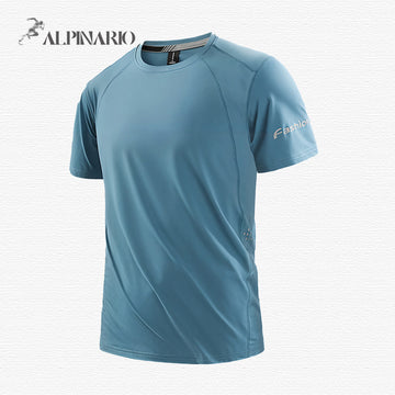 Breathable Quick-Drying Crew-Neck Short-Sleeve T-Shirt