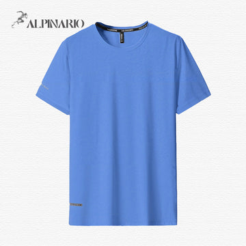 Ice Silk Quick-Dry Printed Plus-Size Short-Sleeved Shirt