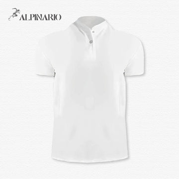 Anti-Wrinkle High-Elasticity Henry Collar Waffle Polo Shirt