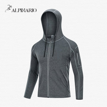 Quick-Dry Breathable Elastic Hooded Reflective Jacket