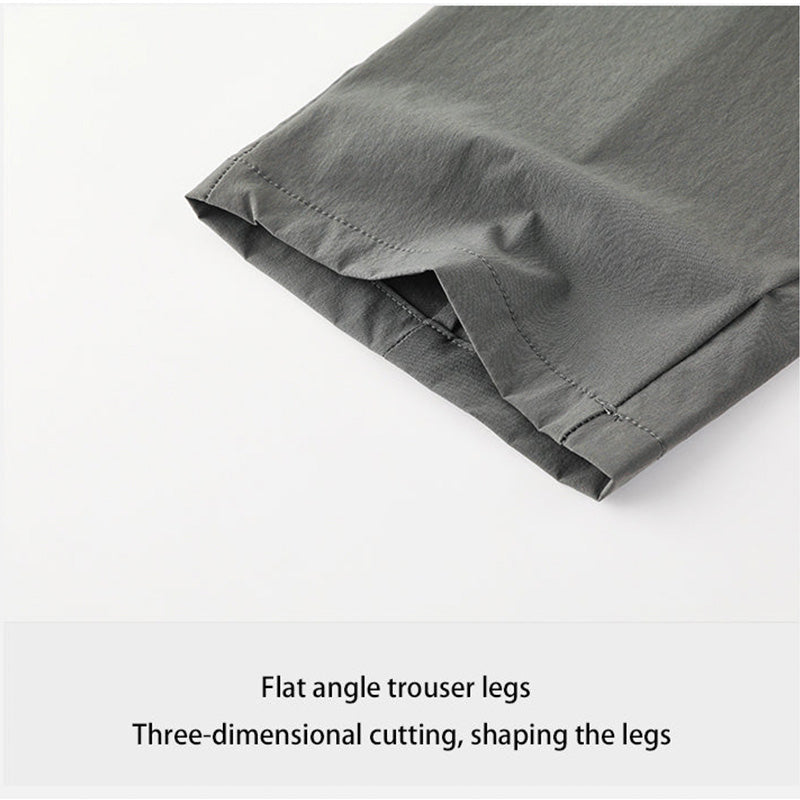 Summer Ice Silk Slim-fit Tapered Long Pants