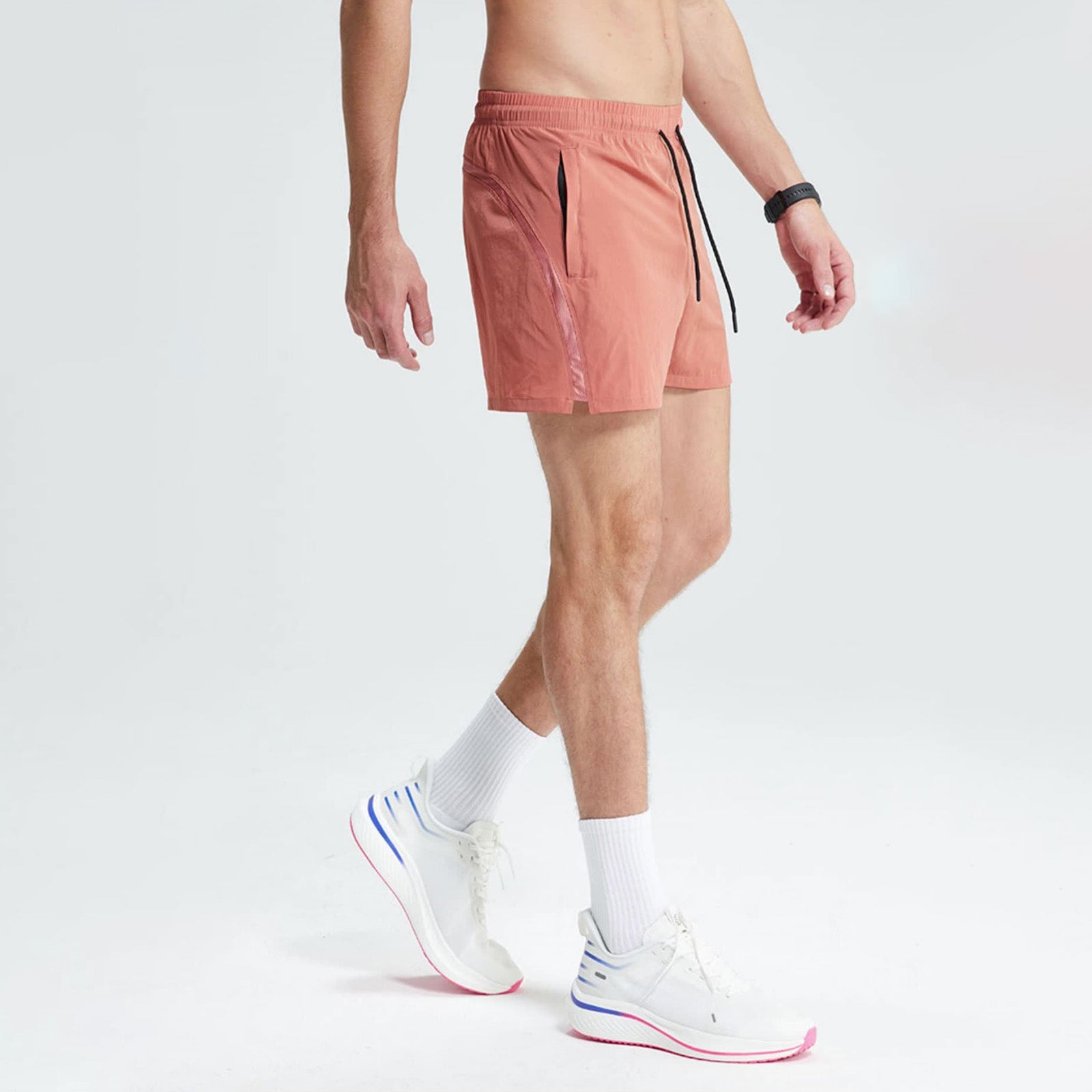 Solid-color Quick-dry Sports Shorts