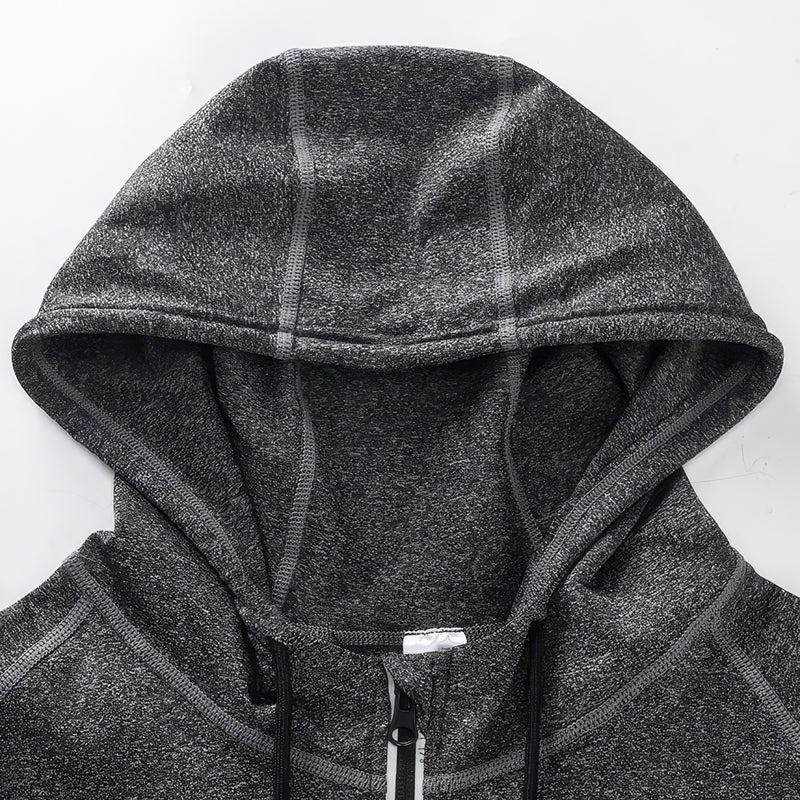 Quick-Dry Breathable Elastic Hooded Reflective Jacket