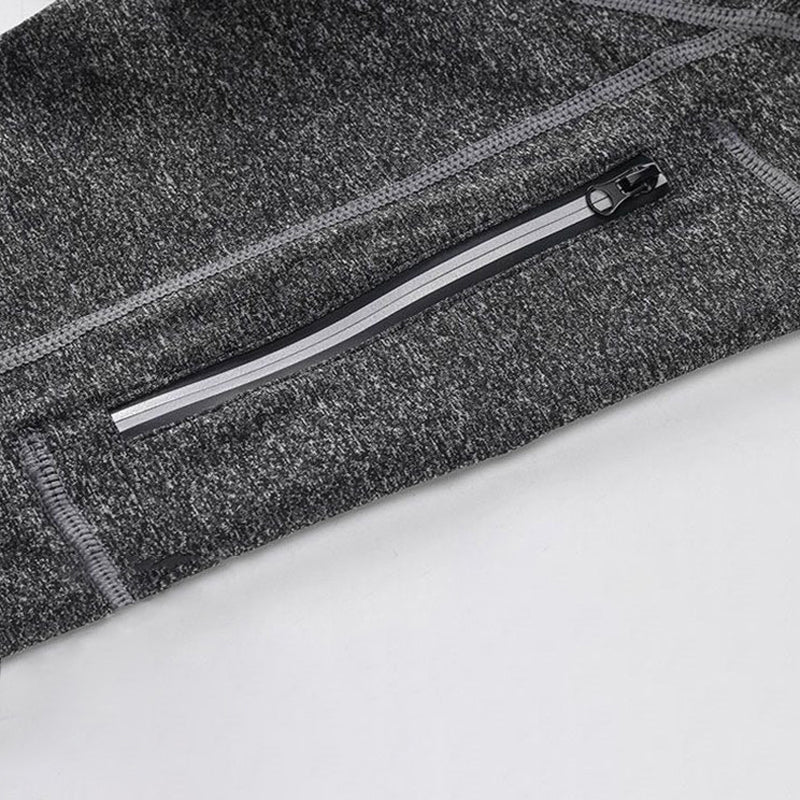 Elastic Hooded Reflective Printed Jacket