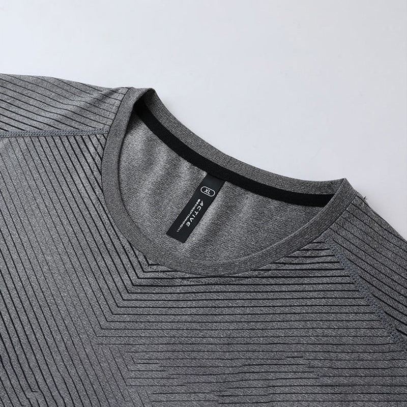Stylish Cool-Feeling Ice-Silk Round-Neck Short-Sleeve