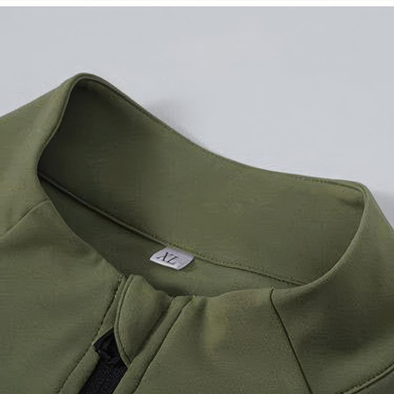 Nude-Feel Collar Slim-Fit Yoga Jacket