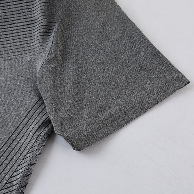 Stylish Cool-Feeling Ice-Silk Round-Neck Short-Sleeve