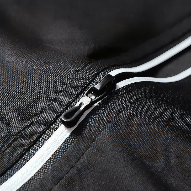 Quick-Dry Breathable Elastic Hooded Reflective Jacket