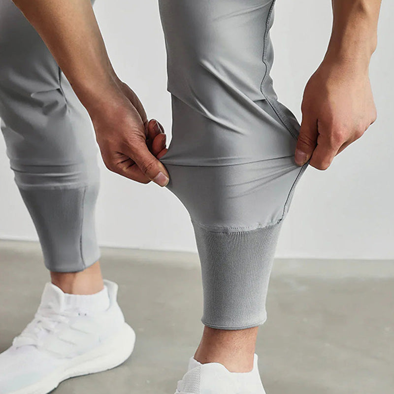 Joggers Fitness Slim Fit Loose Fit Rigorer Nylon Trousers
