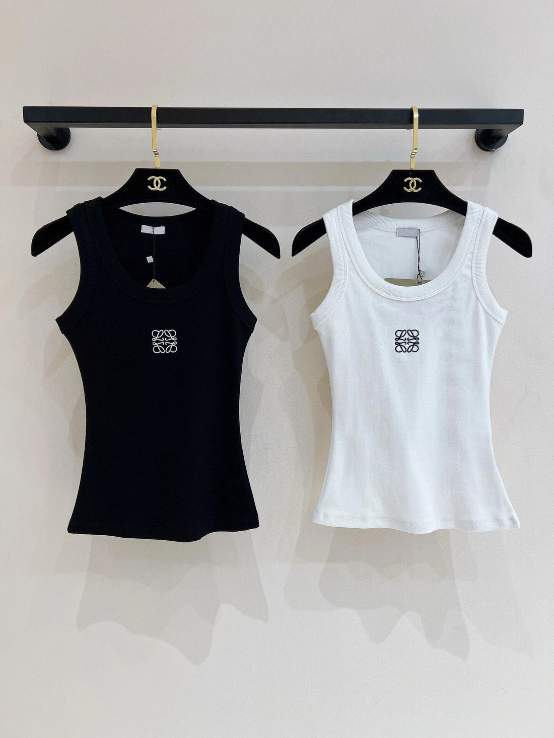 Early Spring New Summer Triangle Vest Women's Pure Cotton Classic Metal Ver