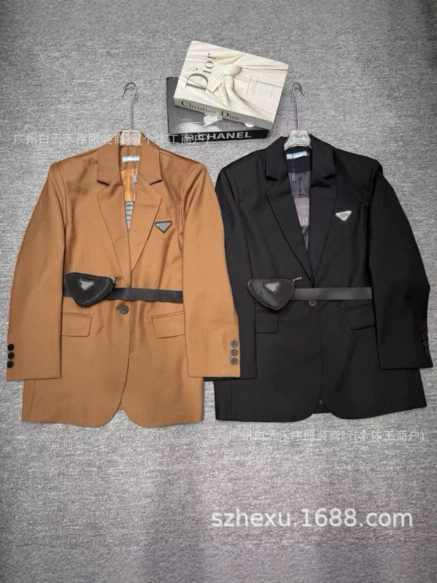 Women's Spring Brand Waist Bag Suit Top