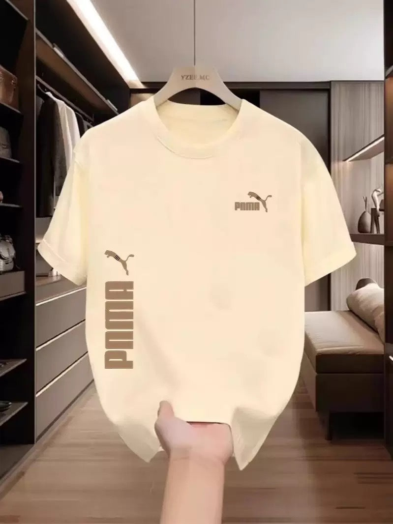 New Hot Selling Fashion Trend Men's And Women's Printed Short Sleeves
