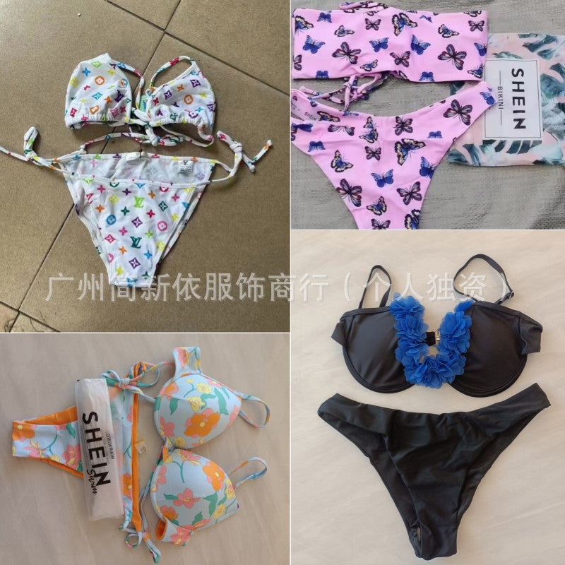 New LOUIS VUITTON Brand Beach Party Surfing Women's Sexy Bikini Swimsuit Se