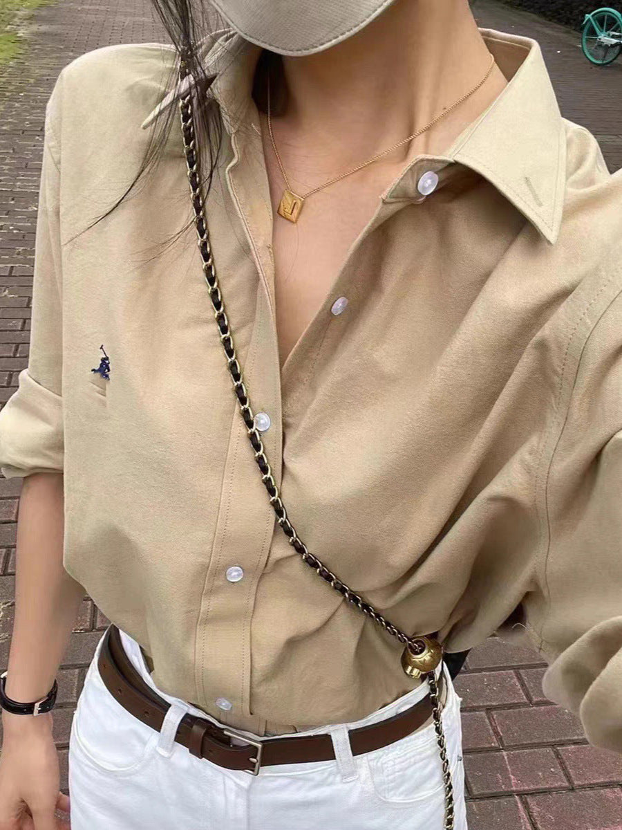 Designer Men e Shirt Top Quality Mens Casual Shirts Polo Long Sleeve Spring