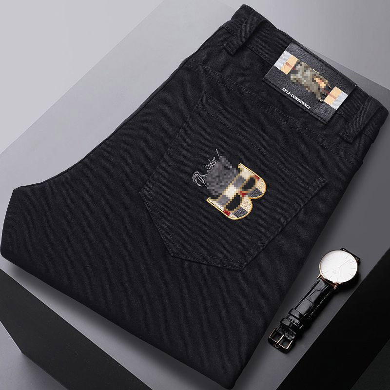 Men's Elastic Slim Fit European Style Jeans
