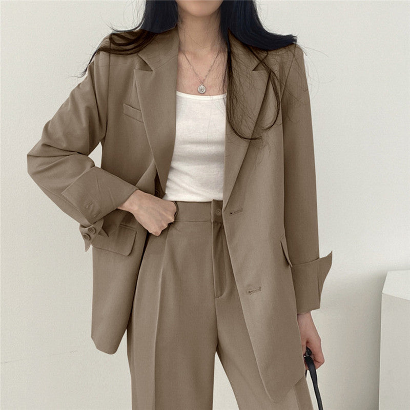 Women's British Style Stand Collar Long Windbreaker