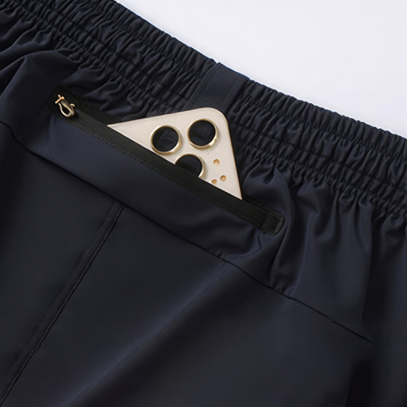 Summer Ice Silk Slim-fit Tapered Long Pants