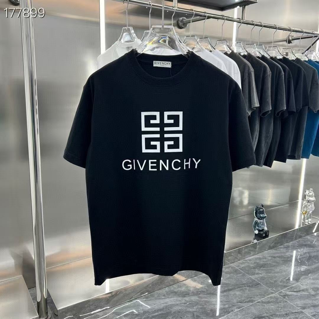 Top Brand Trendy Fashion Printed Cotton Short Sleeve Round Neck T-shirt Men