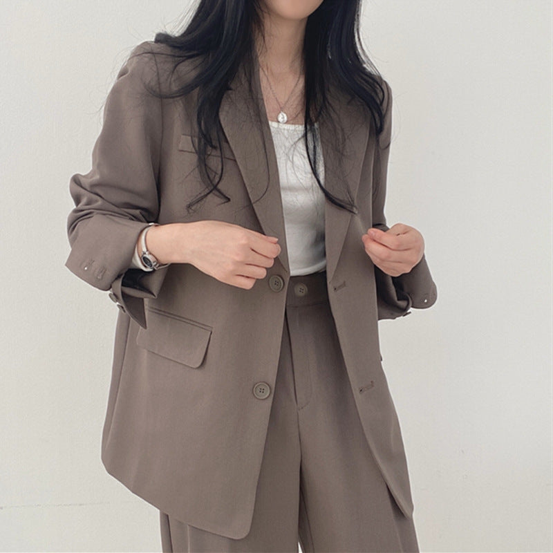Women's British Style Stand Collar Long Windbreaker