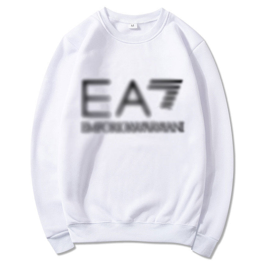 Men's printed sportswear round neck casual loose pattern pullover for men a