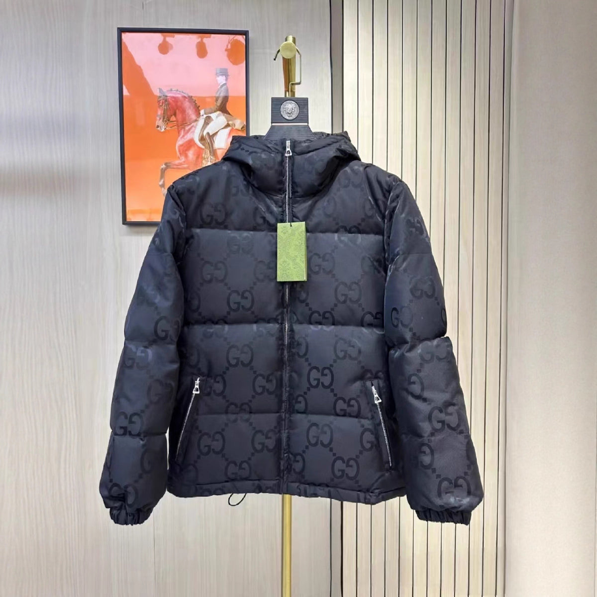 New Winter Bright Down Jacket Men's Trendy Short Style Men's Fashion