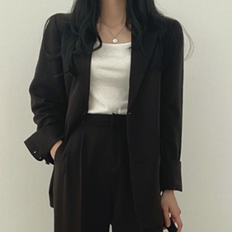 Women's British Style Stand Collar Long Windbreaker