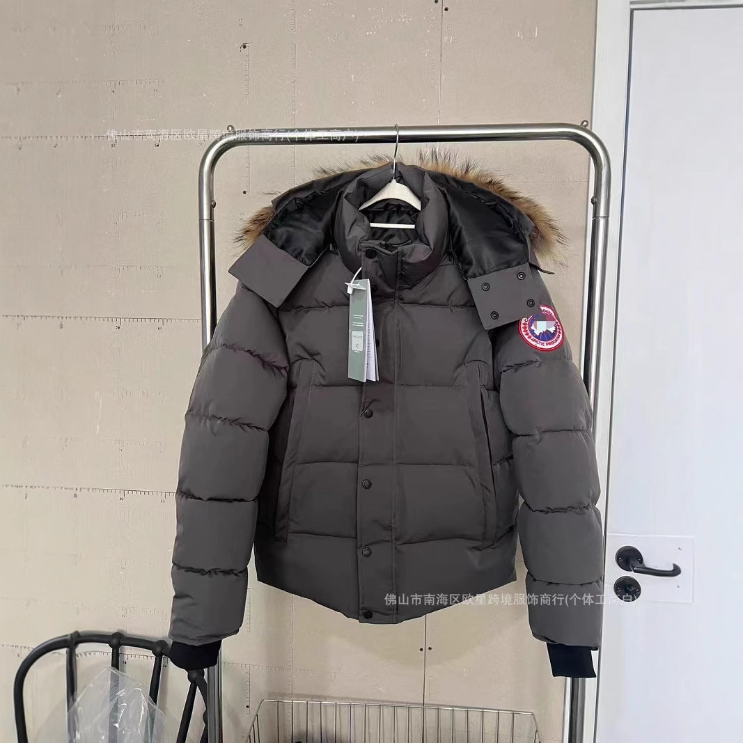 Goose Down Jacket Versatile Jacket For Men And Women Couples, Thickened War