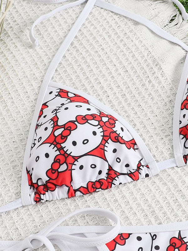 New LOUIS VUITTON Brand Beach Party Surfing Women's Sexy Bikini Swimsuit Se