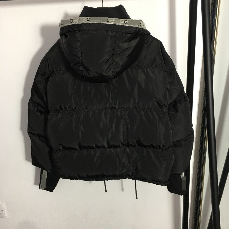 Women's Hooded Down Cotton Coat Mid Length Versatile