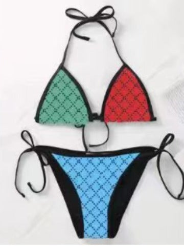 New Italian Luxury Brands SGucci Beach Party Surfing Women's Sexy Bikini Sw