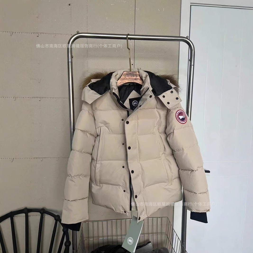 Goose Down Jacket Versatile Jacket For Men And Women Couples, Thickened War
