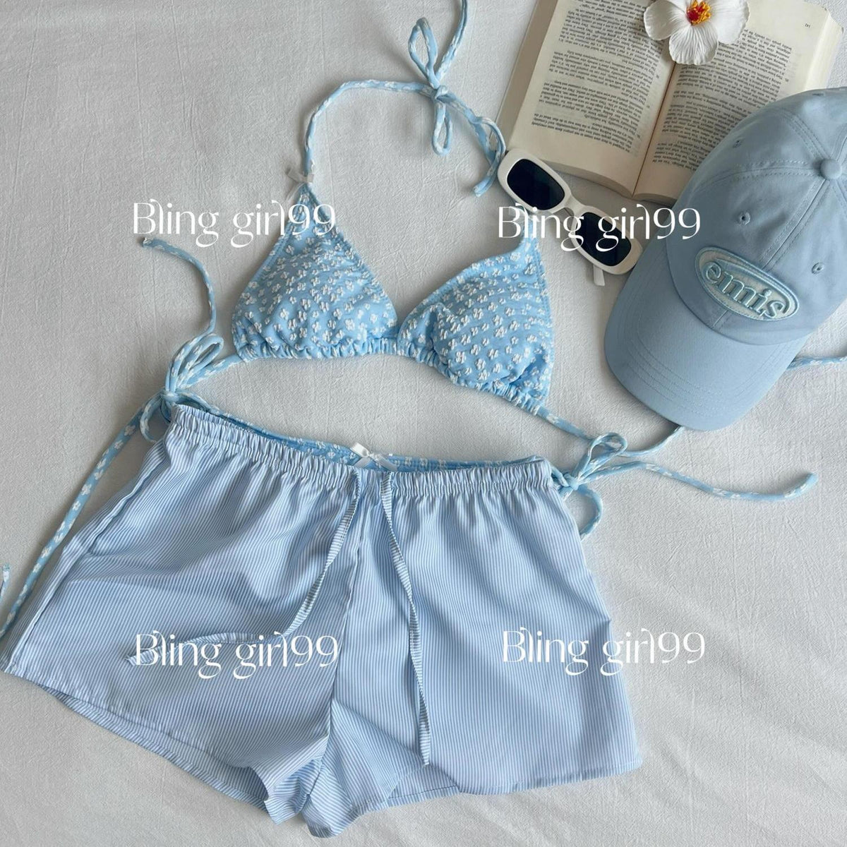 New Luxury Brand Beach Party Surfing Women's Sexy Bikini Swimsuit Set