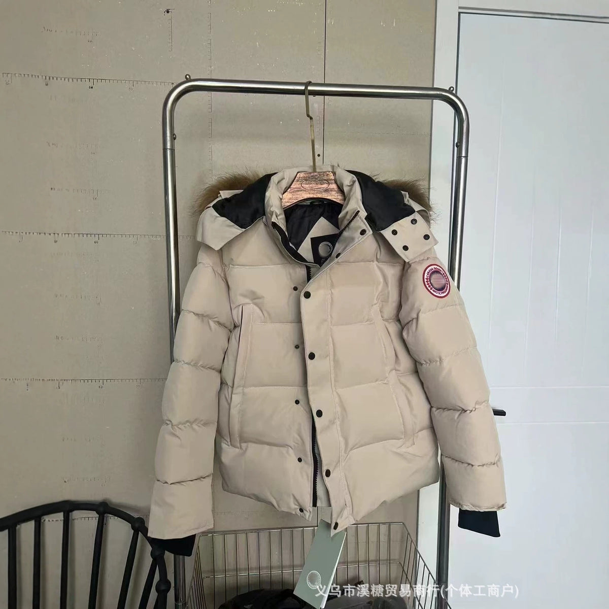 Goose Big Pocket Men's And Women's Down Jacket Parker Men's And Women's Cou