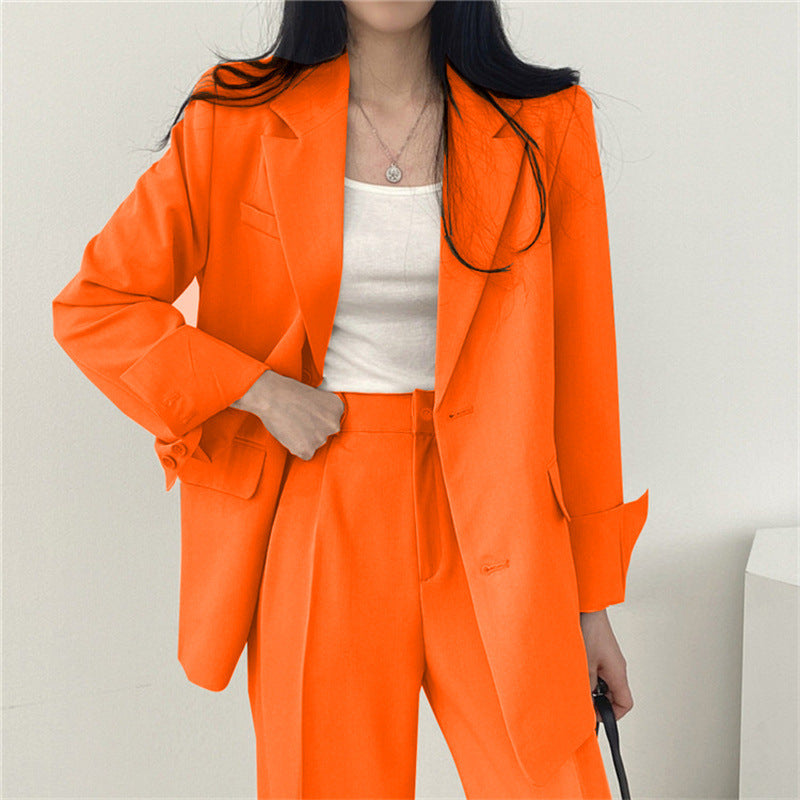 Women's British Style Stand Collar Long Windbreaker