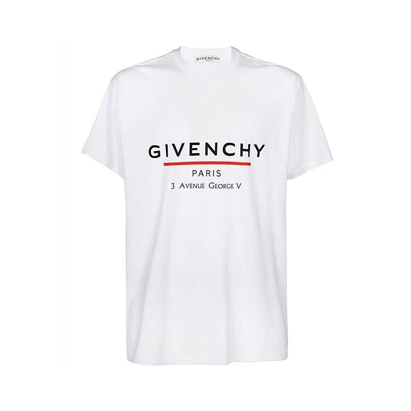 Top Brand Trendy Fashion Printed Cotton Short Sleeve Round Neck T-shirt Men