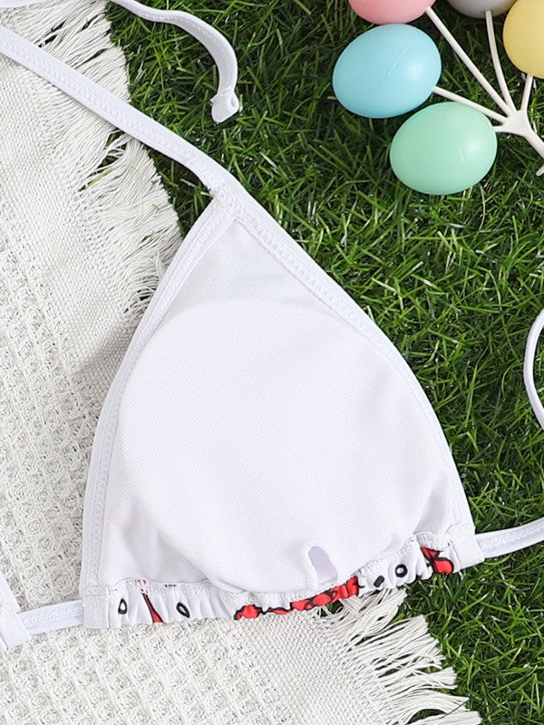New LOUIS VUITTON Brand Beach Party Surfing Women's Sexy Bikini Swimsuit Se