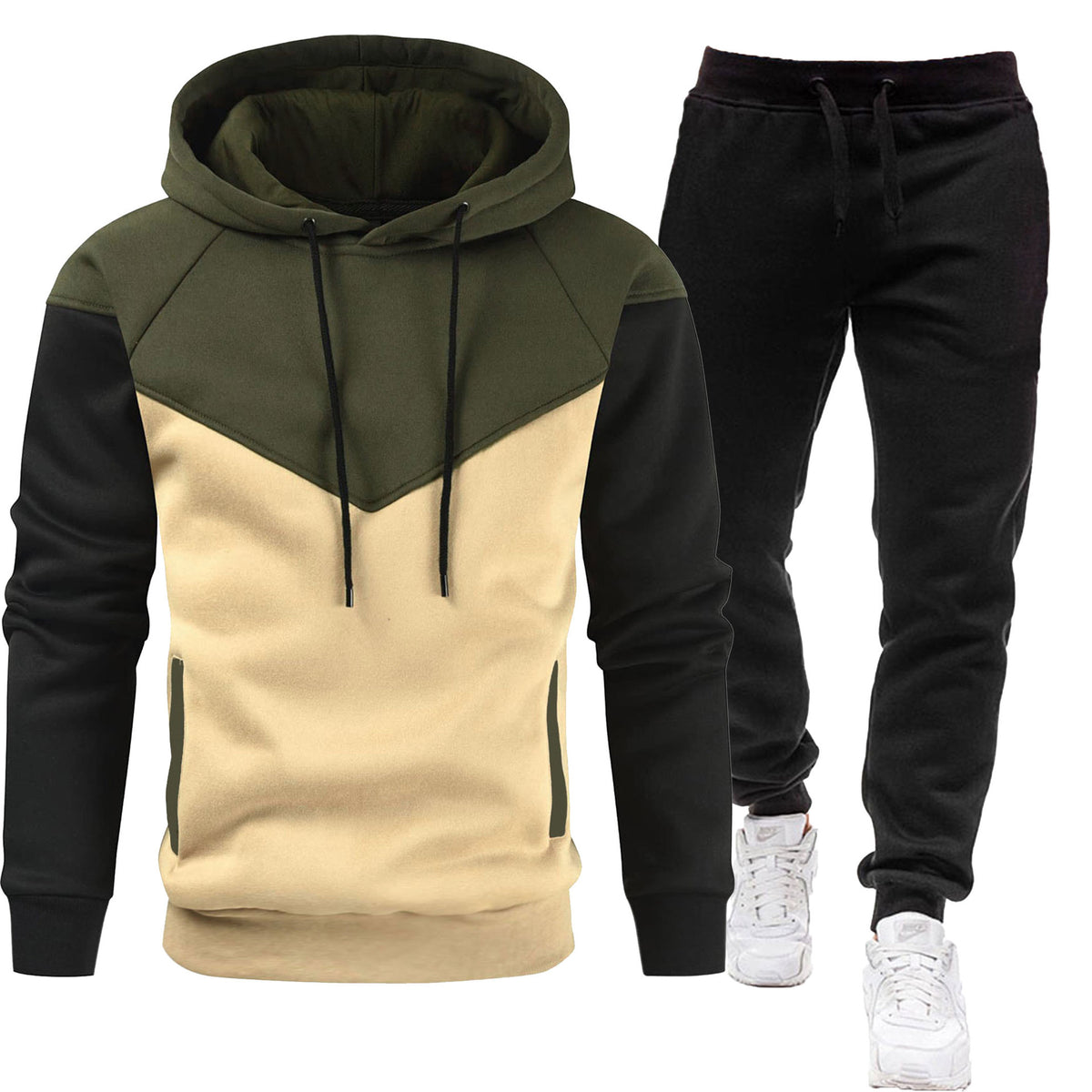 New European size mens hoodie sweater winter warm jacket pullover sweatshir