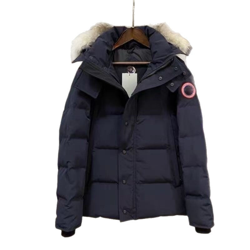 Goose Big Pocket Men's And Women's Down Jacket Parker Men's And Women's Cou