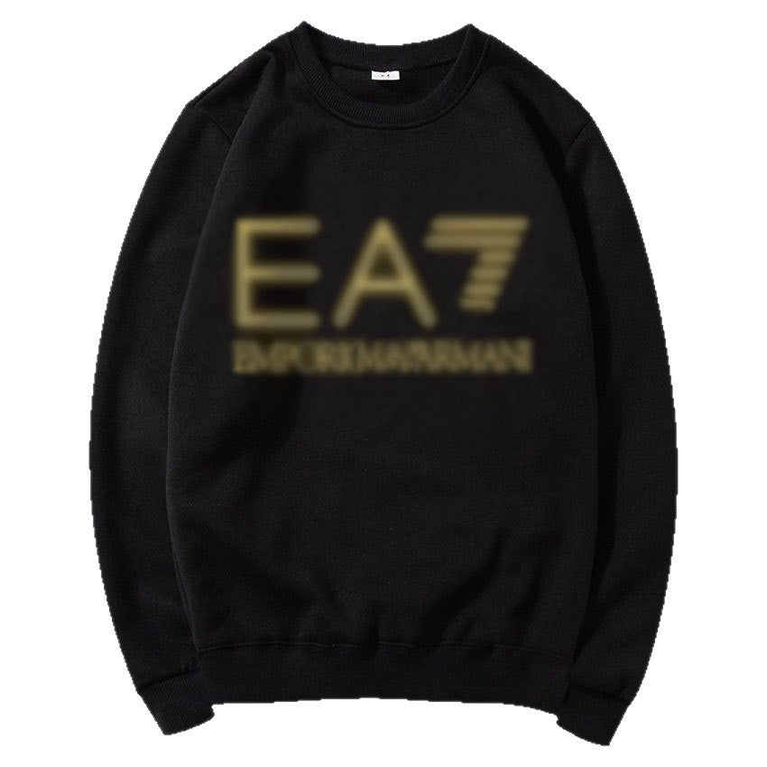 Men's printed sportswear round neck casual loose pattern pullover for men a