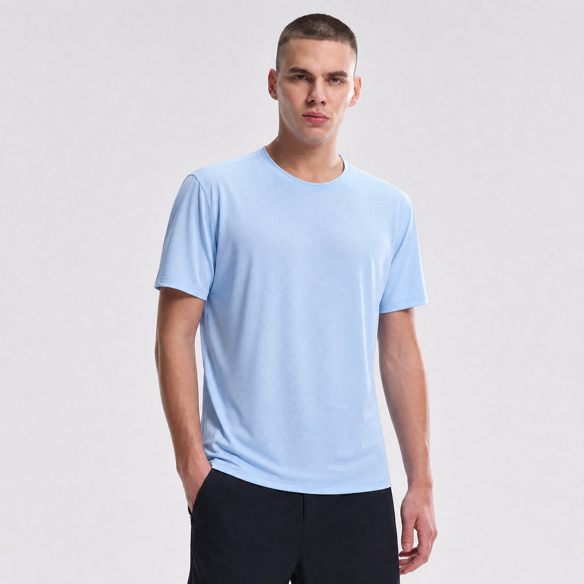 Alpinario Men's Breathable Quick-Dry Performance T-Shirt