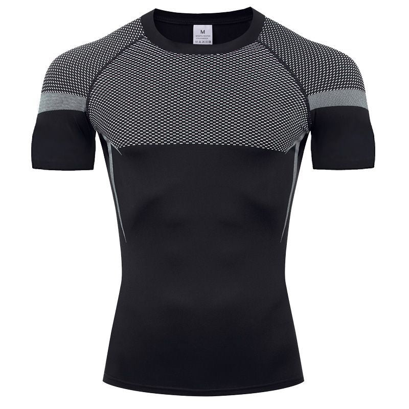 ALPINARIO Men's Premium Compression Training T-Shirt - Customizable