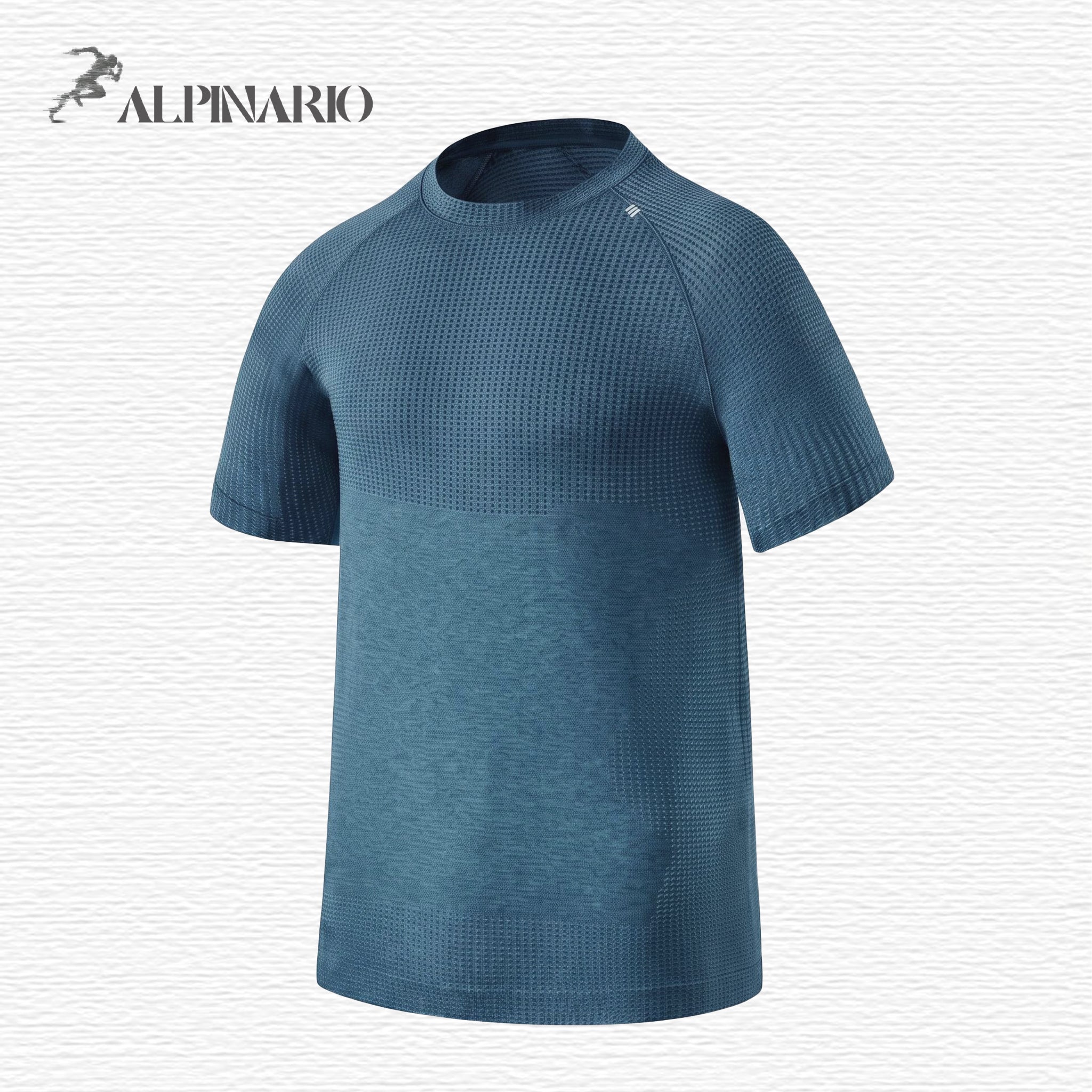 Alpinario Men's Seamless Performance Training Tee