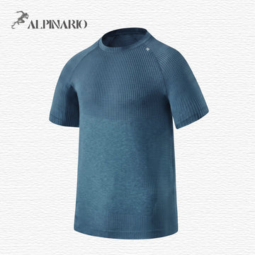 Alpinario Men's Seamless Performance Training Tee