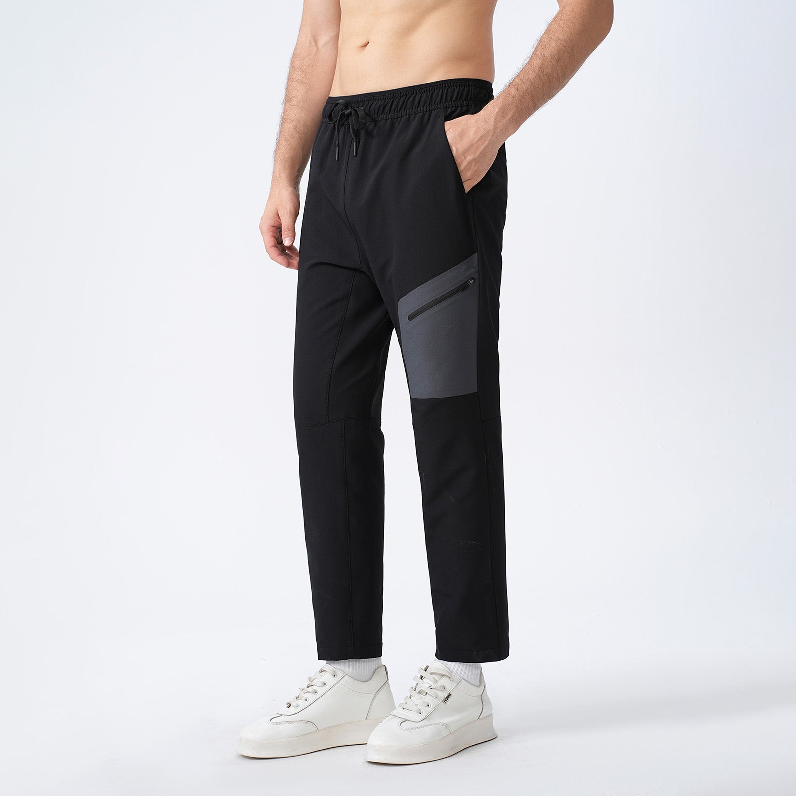 Outdoor One-Piece Fleece Quick-Drying Breathable Windproof Trousers