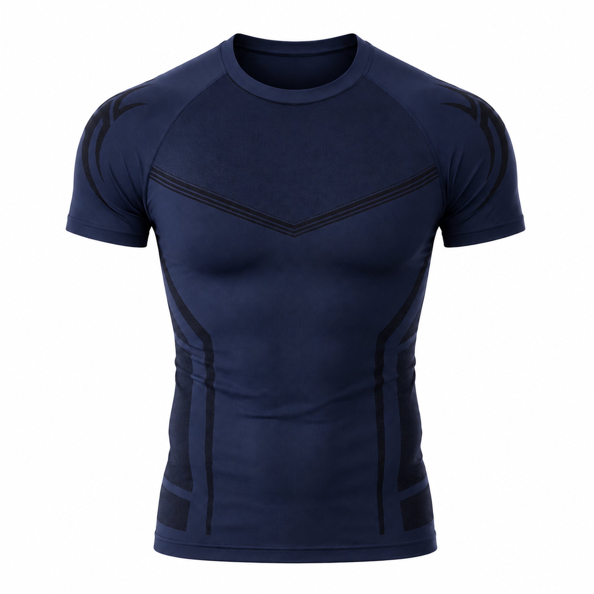 Men's High-Stretch Compression Training Tee - Customizable