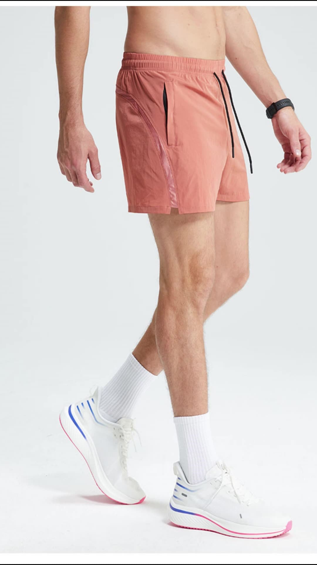 Solid-color Quick-dry Sports Shorts
