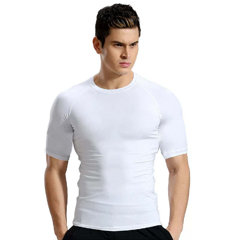 Alpinario Men's Compression Shirt 4 Pack Long & Short Sleeve Athletic Base Layer - Black View 46